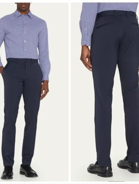 Theory Men Zaine Neoteric Pants In Navy Size 30